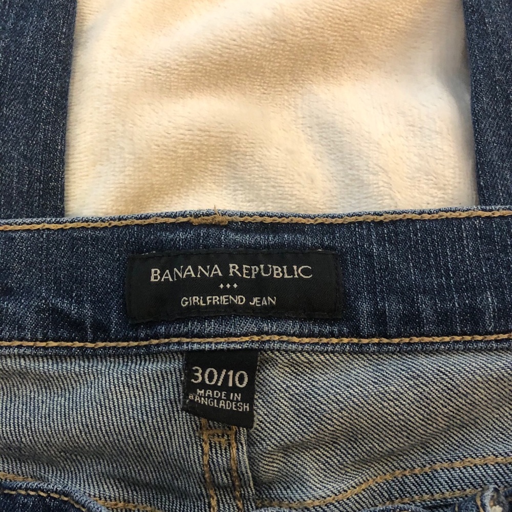 Banana Republic Girlfriend Jeans, Sz 10 Exc Cond